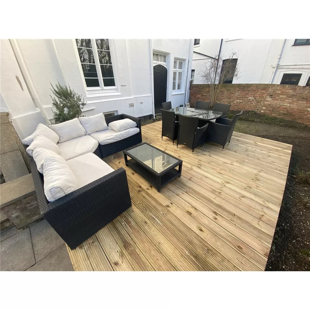 3.6m x 3.6m (12ft x 12ft) Deluxe Decking Timber Kit Pressure Treated