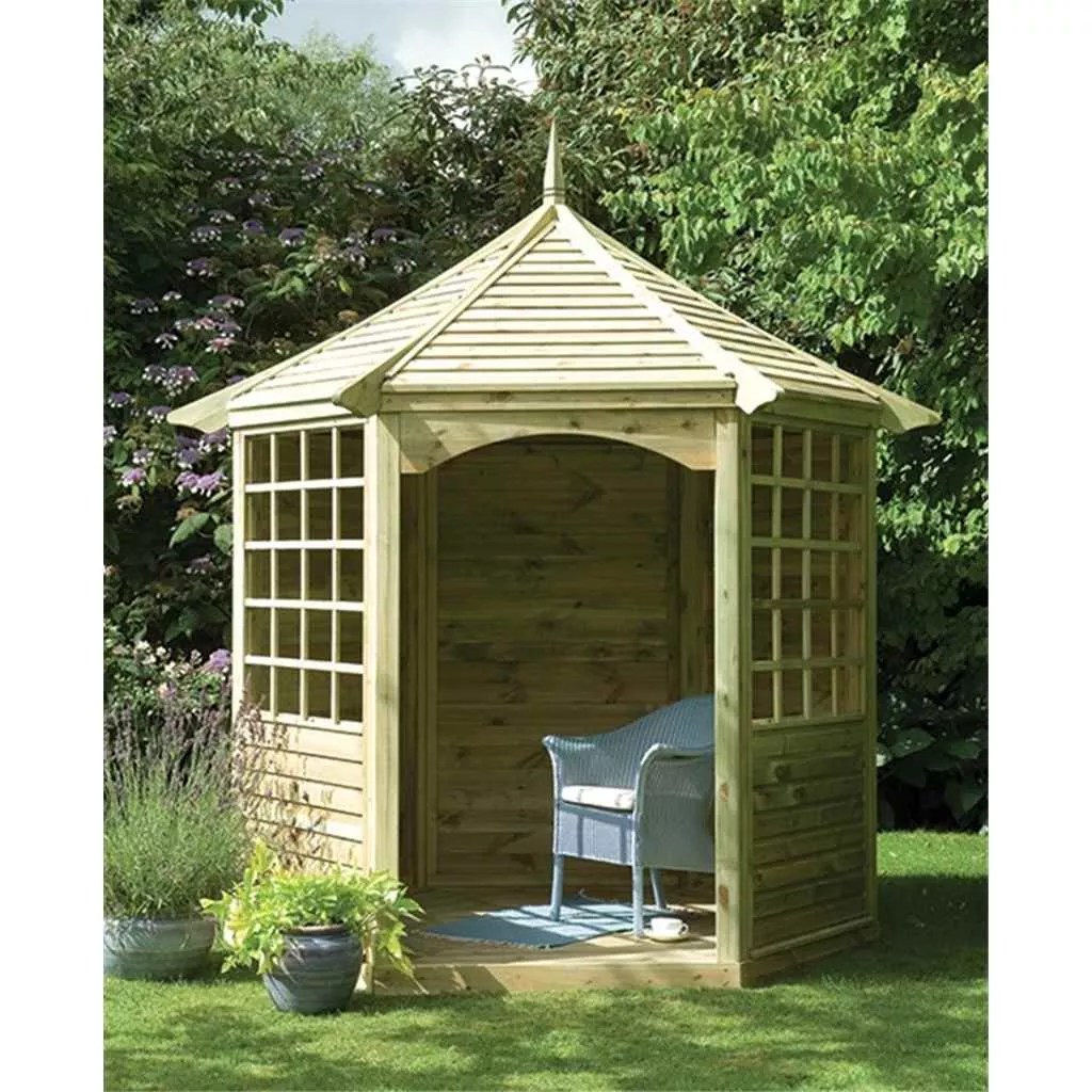 9ft x 8ft Arden Gazebo Assembled