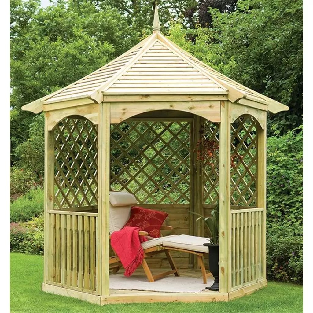 9ft x 8ft Burford Gazebo Assembled