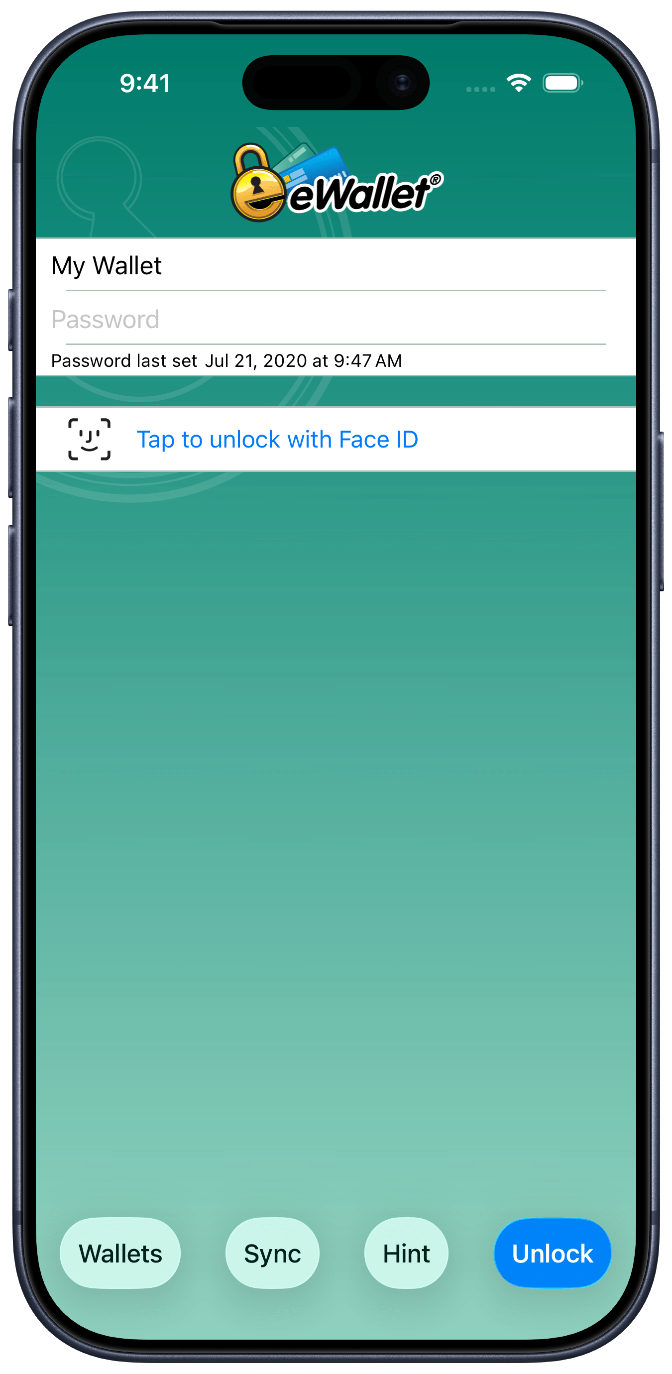 eWallet for iPhone and iPad Ilium Software