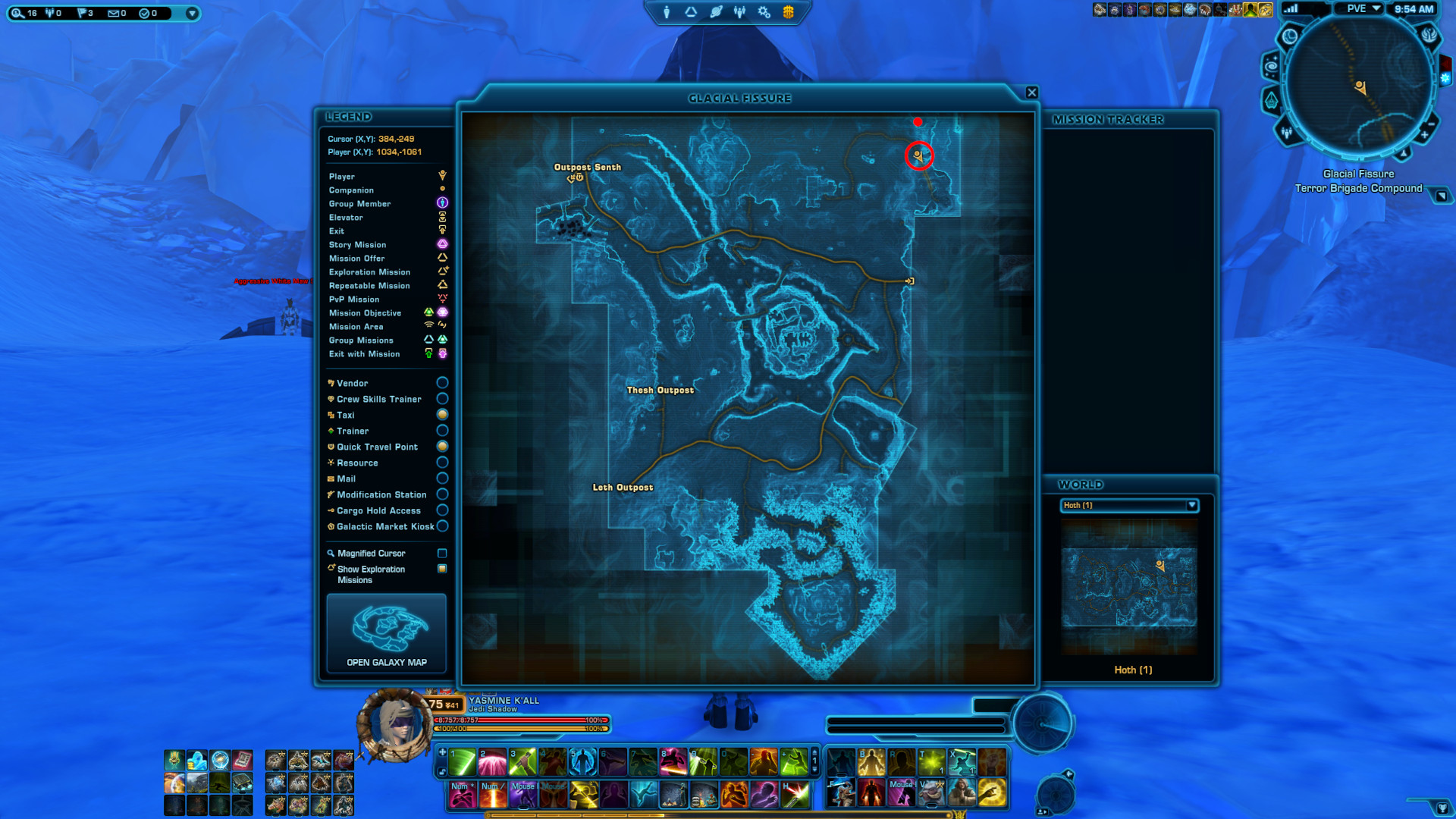 SWTOR Hoth Presence Datacron Location Guide Illeva