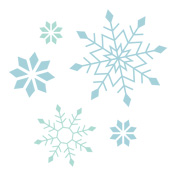 雪の結晶のイラスト素材02 | イラスト無料・かわいいテンプレート 雪の結晶」のイラスト一覧 - 無料イラスト［イラストAreira］