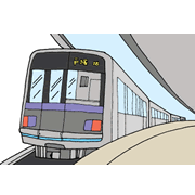 地下鉄の電車の漫画イラスト。 のイラスト素材・ベクタ - . Image 34230125. 地下鉄 | イラスト素材365日