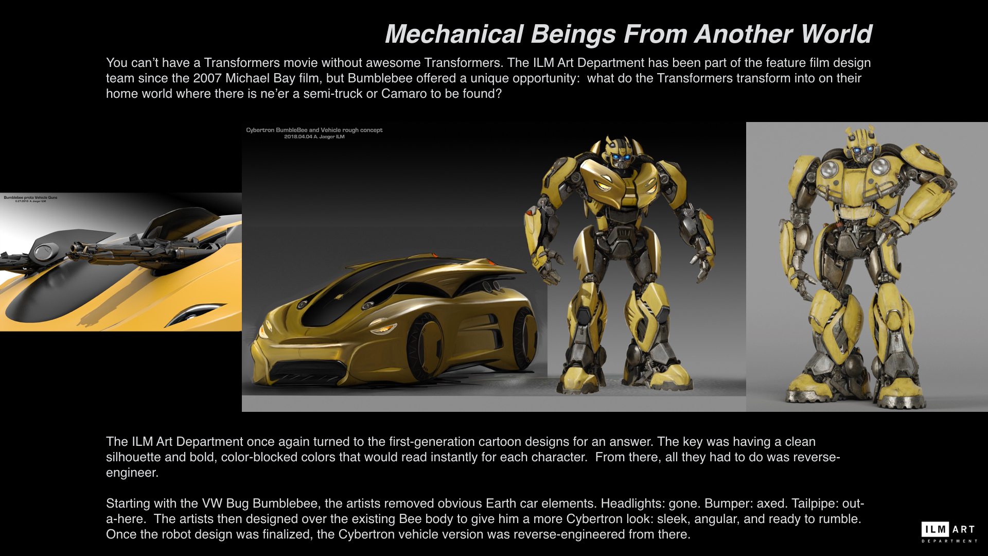 Bumblebee Developing an Epic Set Piece Industrial Light & Magic
