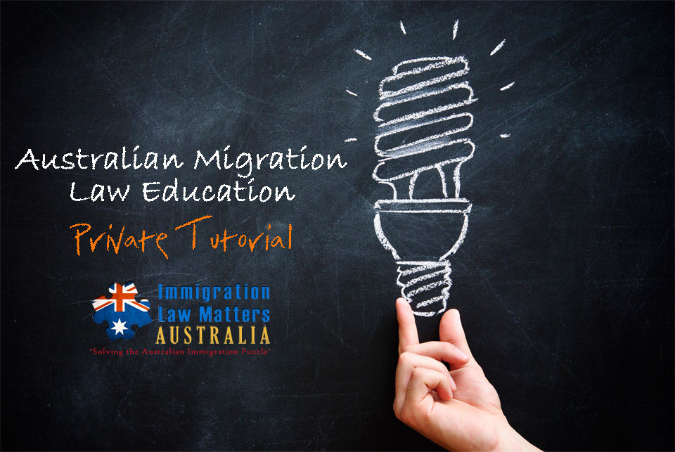 Australian Migration Law Education Private Tutorials Immigration
