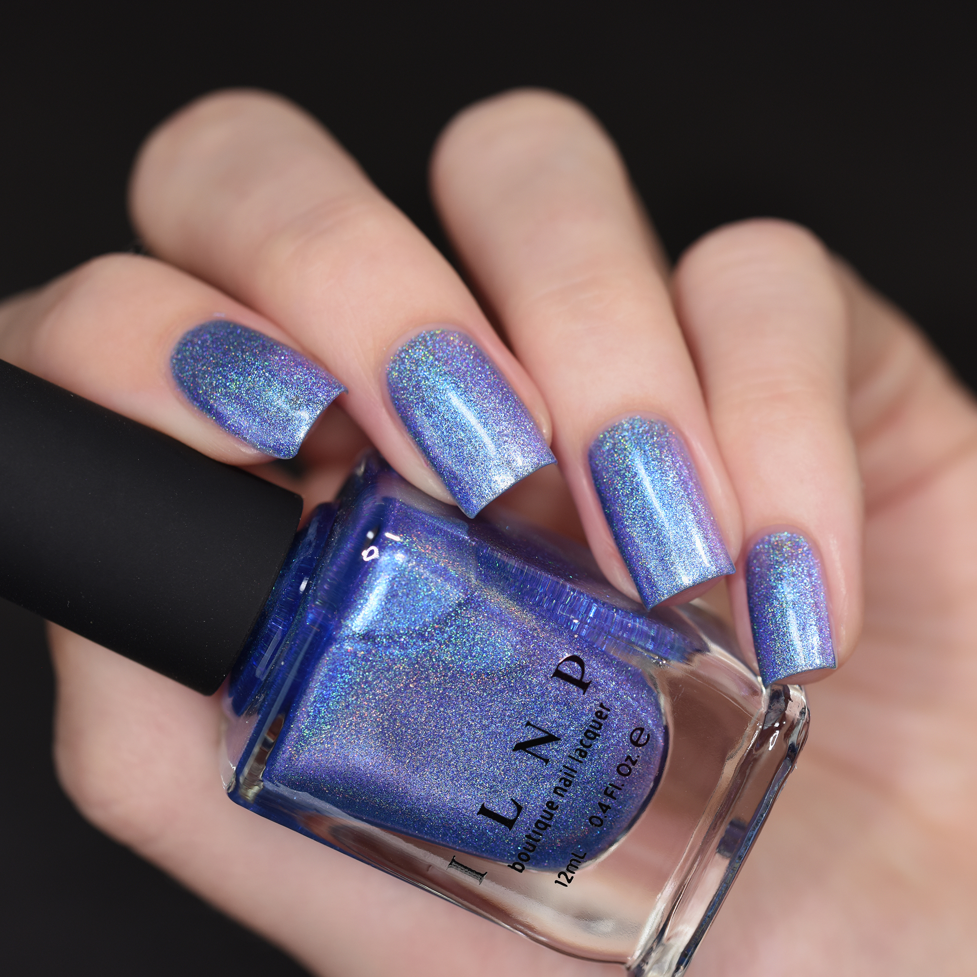 Tidal Wave Cornflower Blue Ultra Holographic Nail Polish by ILNP