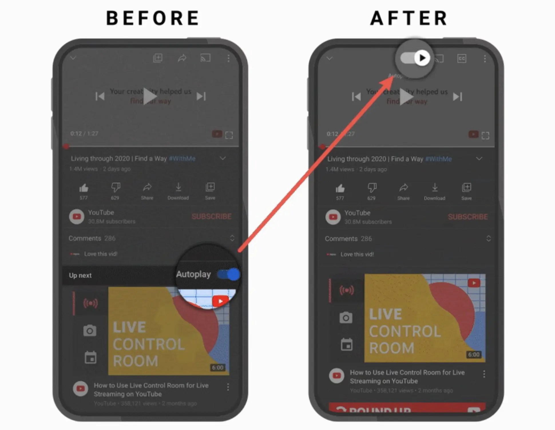 YouTube app offers new controls and gestures on iOS iLounge
