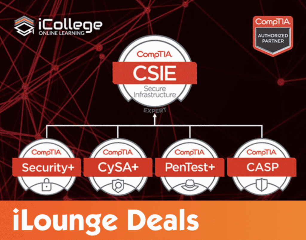 The CompTIA Security Infrastructure Expert Bundle is 20 Off iLounge