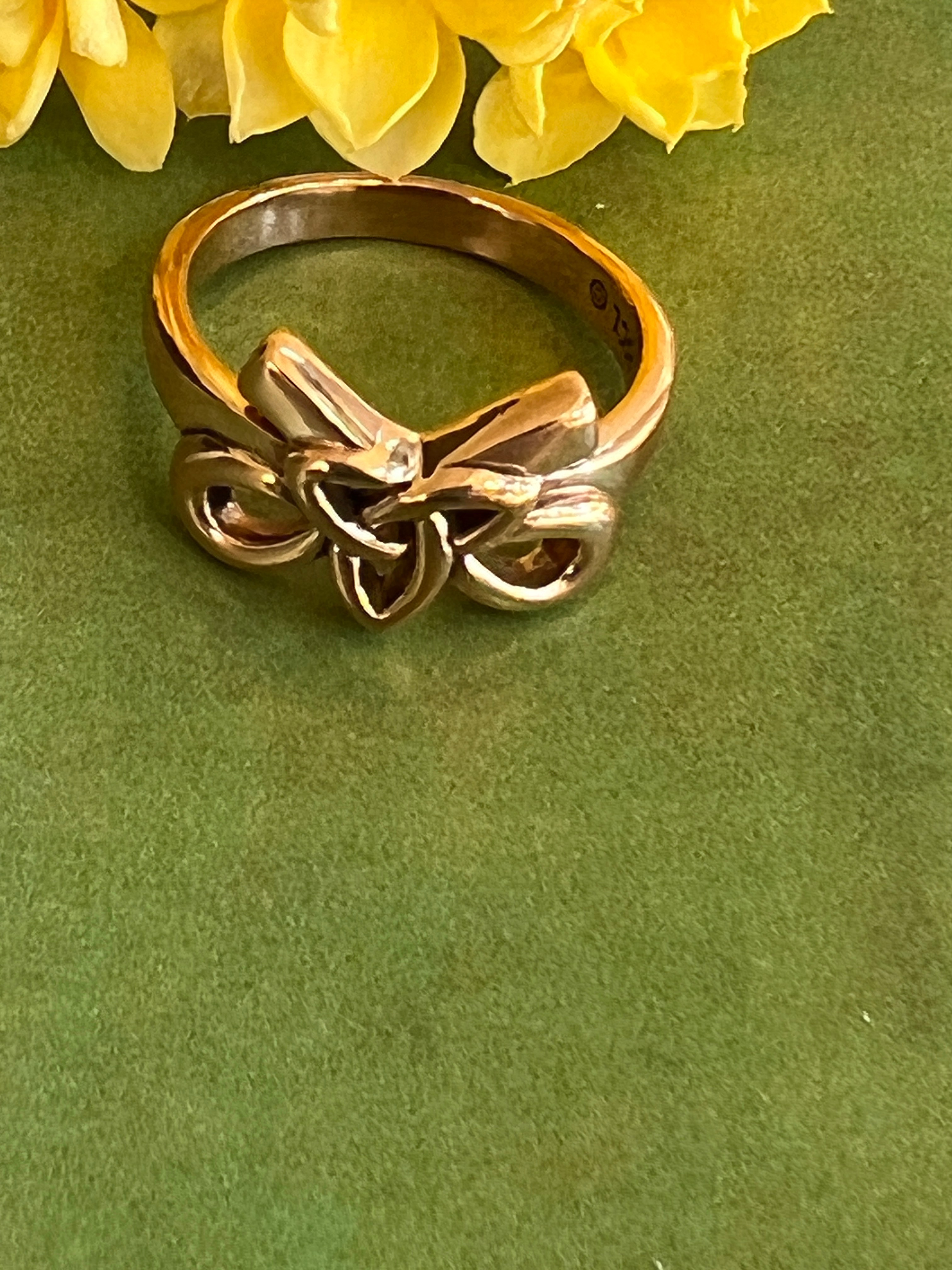 Size 8 Solid Copper Ring CRI1787 3/8 of an inch wide.CRI