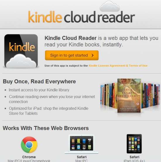 Get Access to Your Kindle Library with Kindle Cloud Reader