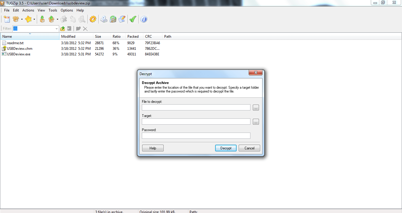 File Archiving Software for Windows TUGZip