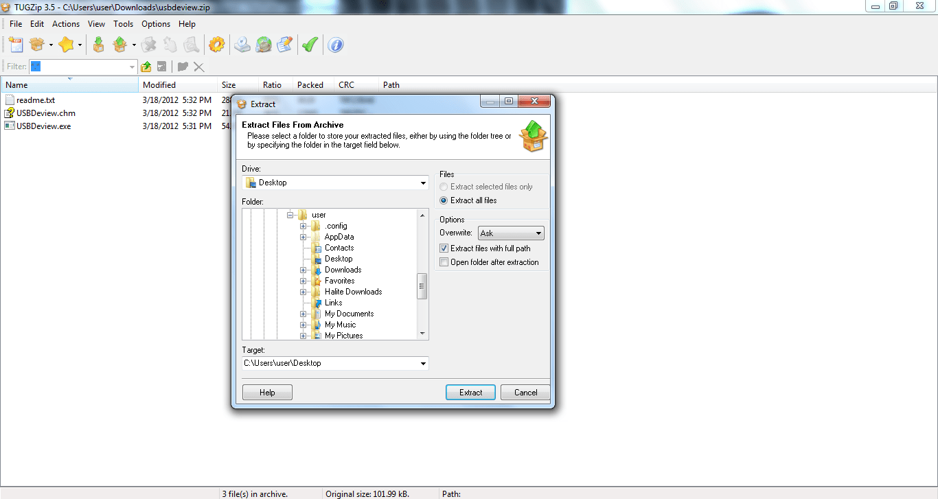 File Archiving Software for Windows TUGZip