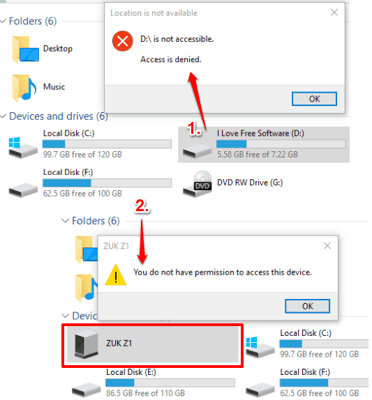 Disable Read, Write Access of Removable Storage devices in Windows 10