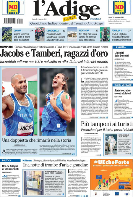 Le Prime Pagine Di Oggi - Il Post 666_x_450_jpg