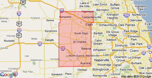 Kane County Plat Of Survey Kane County Il Map
