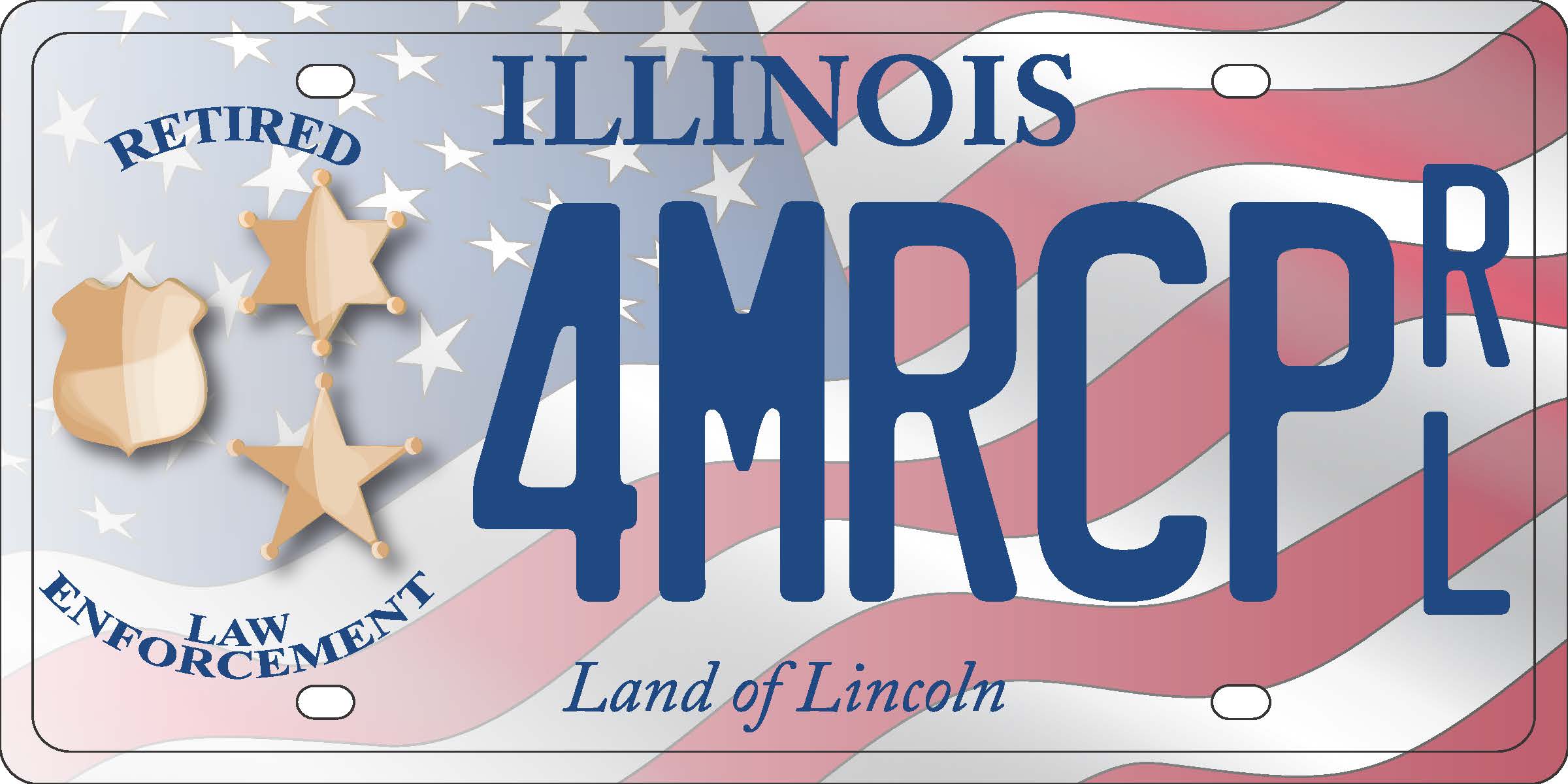 Retired Law Enforcement License Plates Illinois Sheriffs' Association