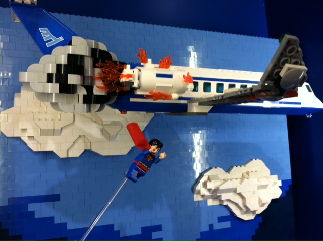 It’s a bird… It’s a plane… and there’s Superman next to it! I LUG NY