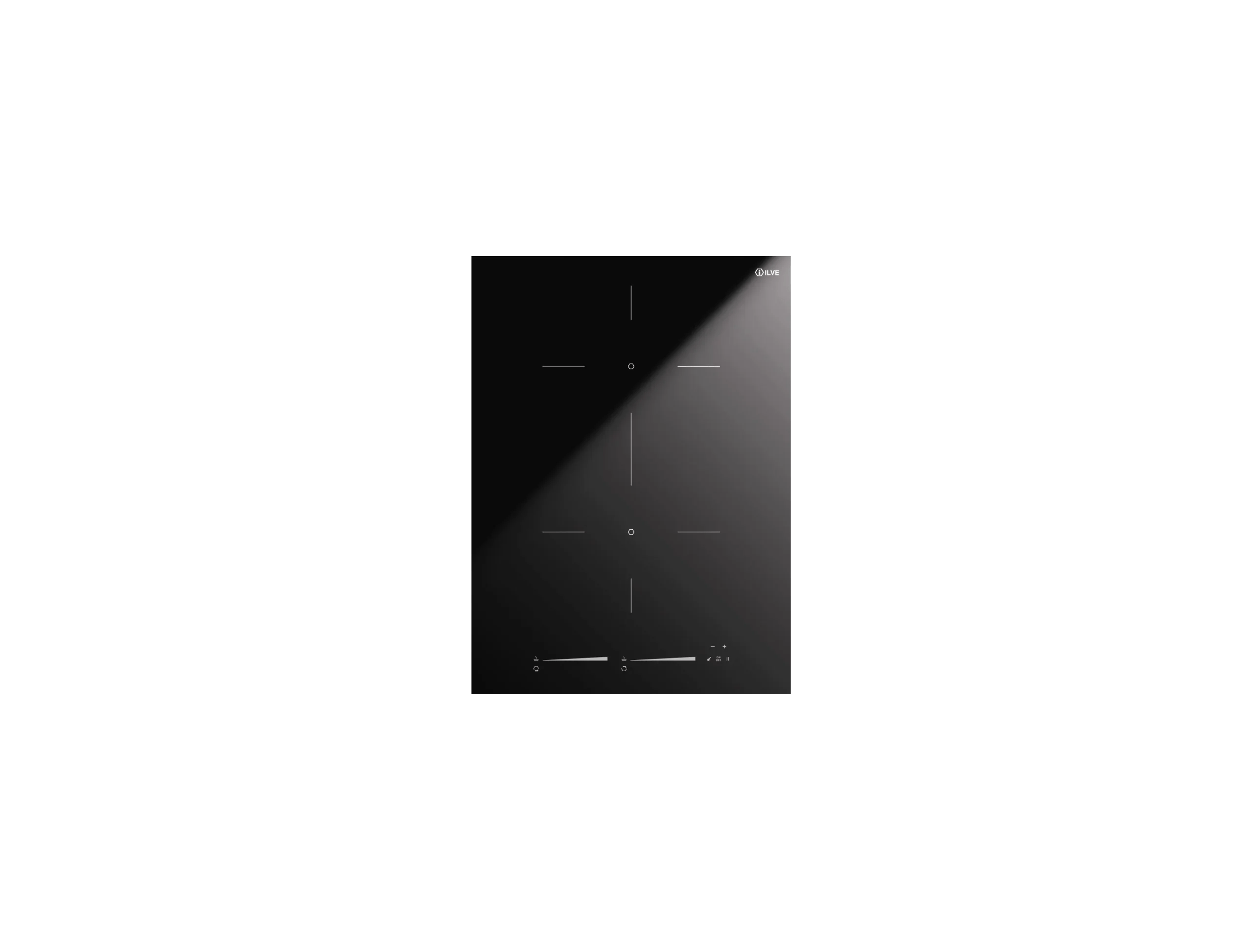 30 cm 2 zone induction slidetouch hob ILVE