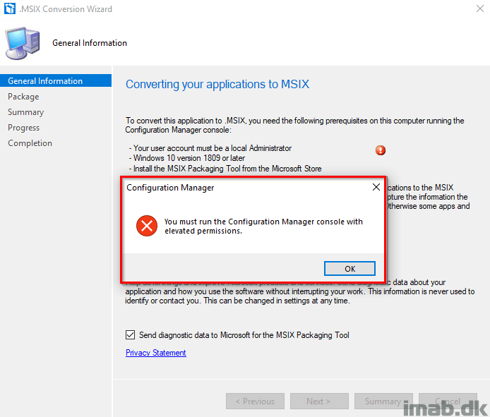 Convert and deploy .MSIX applications using SCCM 1810 (System Center Configuration Manager