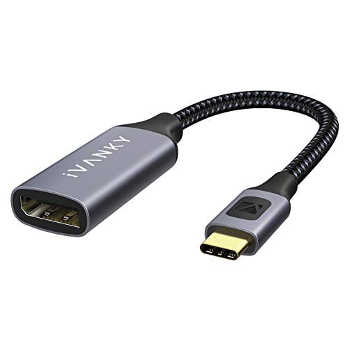 USB C to DisplayPort Adapter,Ivanky 4K60Hz Type C to DP