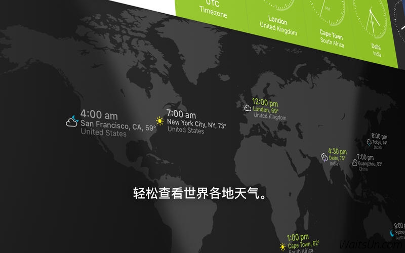 World Clock for Mac 1.3.3 激活版