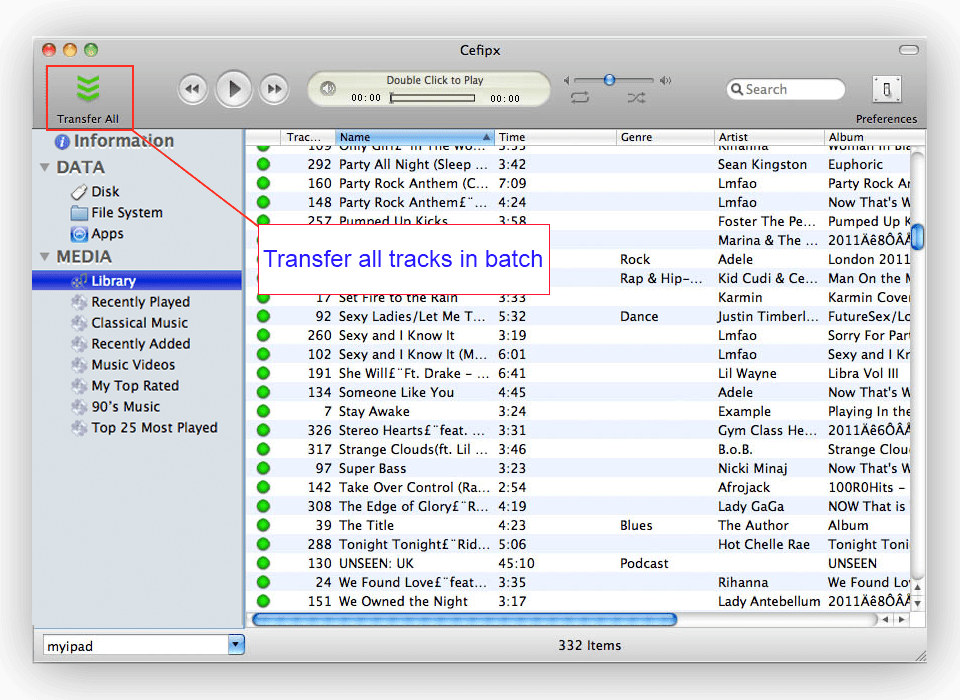 Transfer music from iPhone to Mac and iTunes