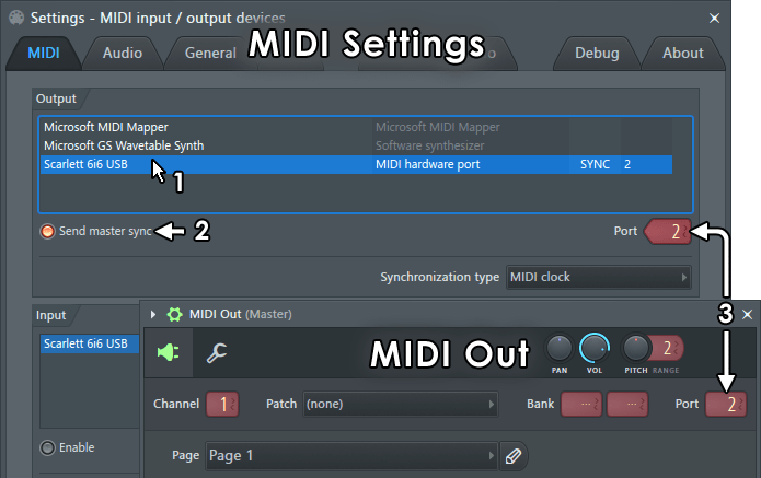 MIDI Out Plugin