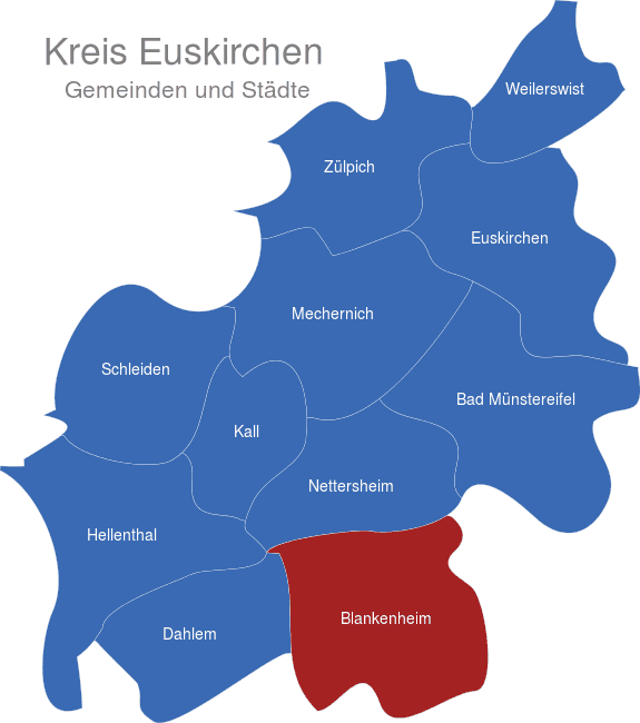 Kreis Euskirchen interaktive Landkarte Imagemaps.de