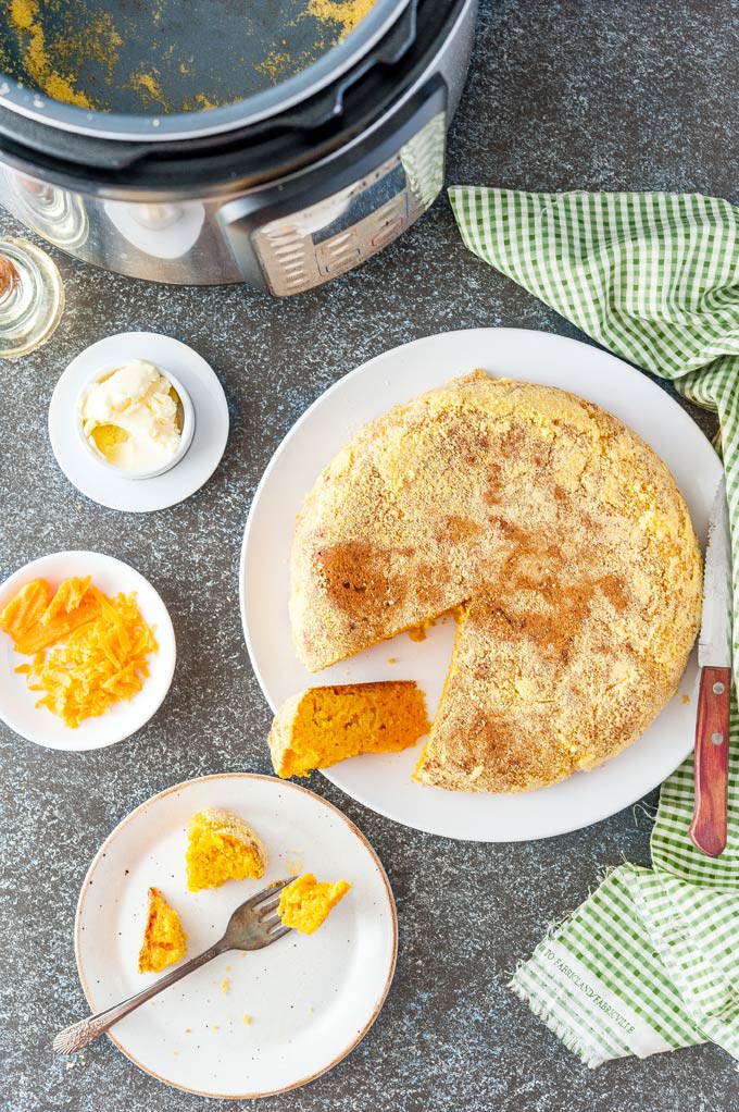 Instant Pot Cornbread with Real Crispy Crust
