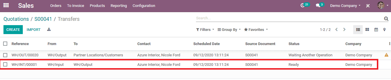 Cross Docking in Odoo Inventory Management