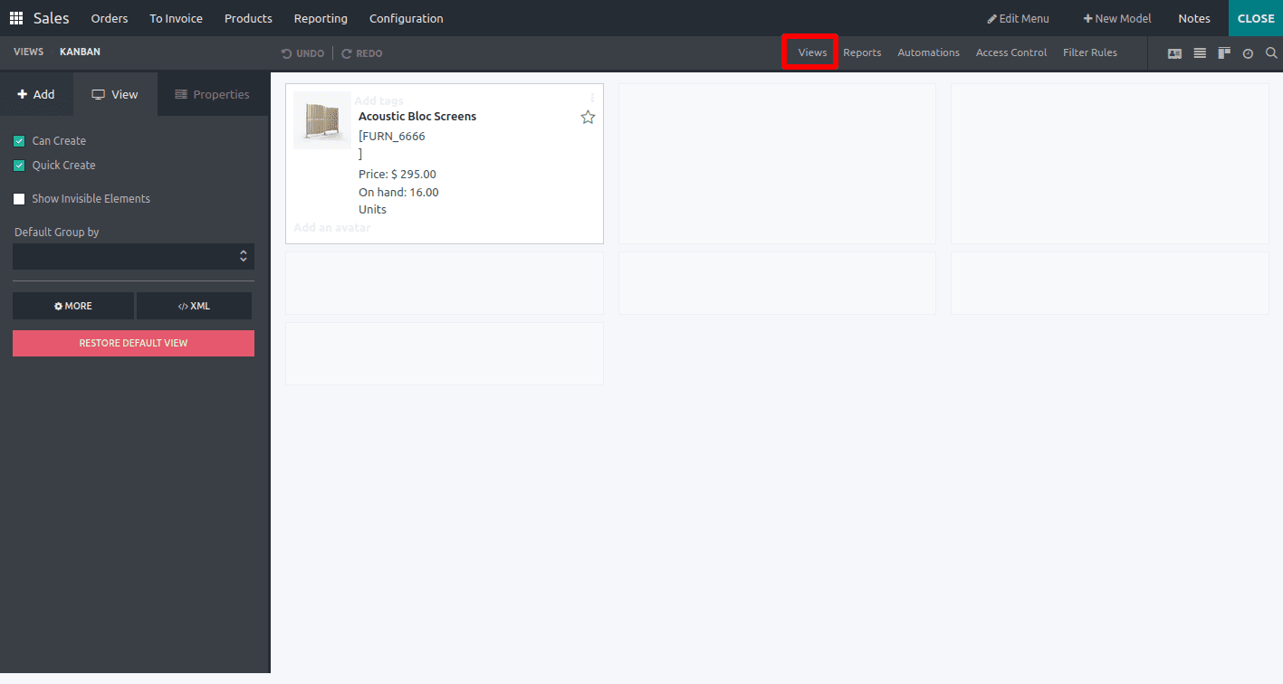 How to Add Status Bar in Product Form View Using Odoo 16 Studio?