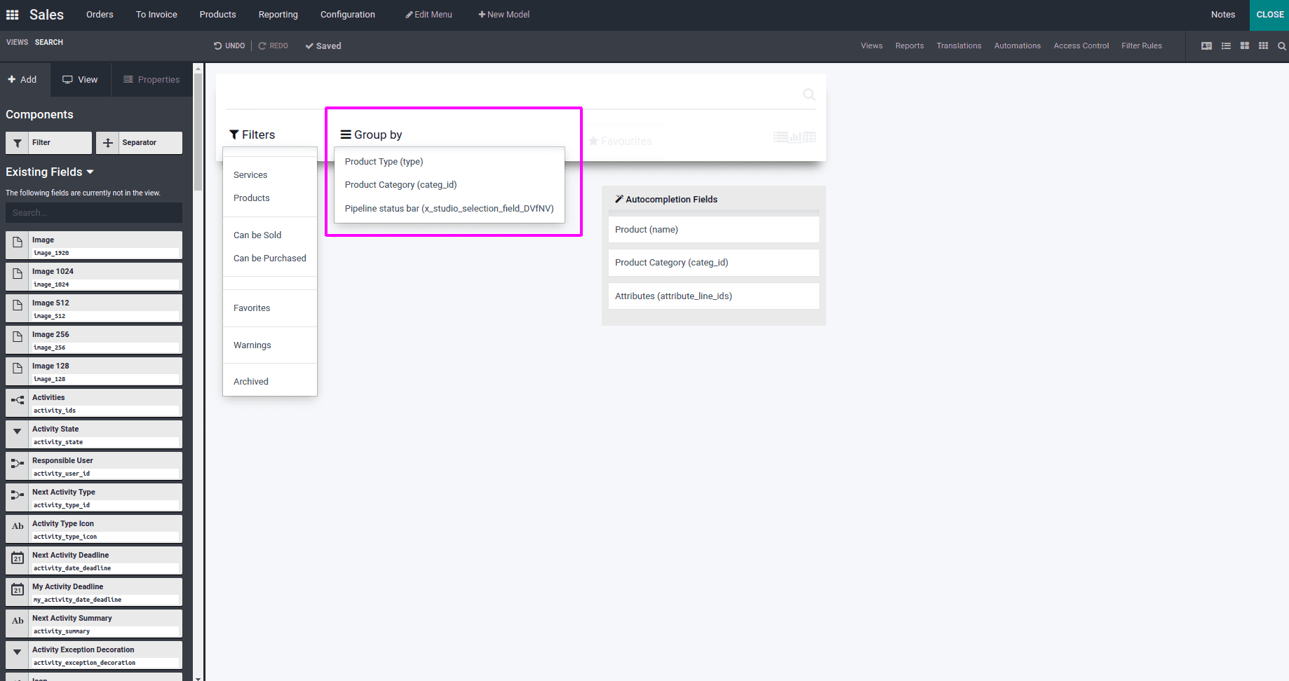 How to Add Status Bar in the Product Form View Using Odoo 15 Studio