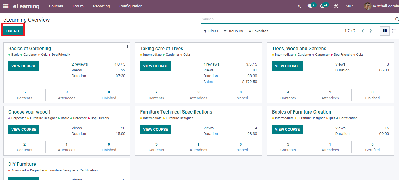 How to Define eLearning Courses in Odoo 15 Elearning Module