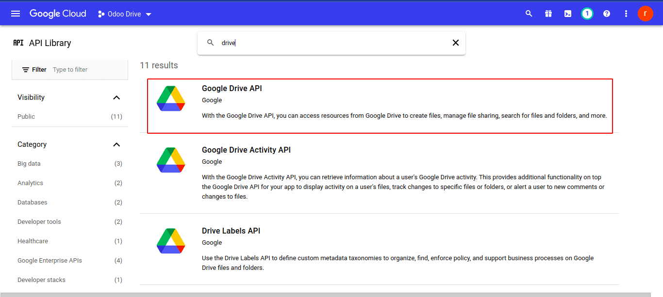 How to Enable Google Drive API on the Google Console