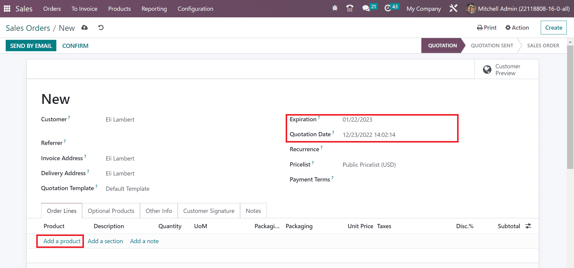 How to manage Sales return for an Order with the Odoo 16 Sales? 欧宝娱乐平台网站