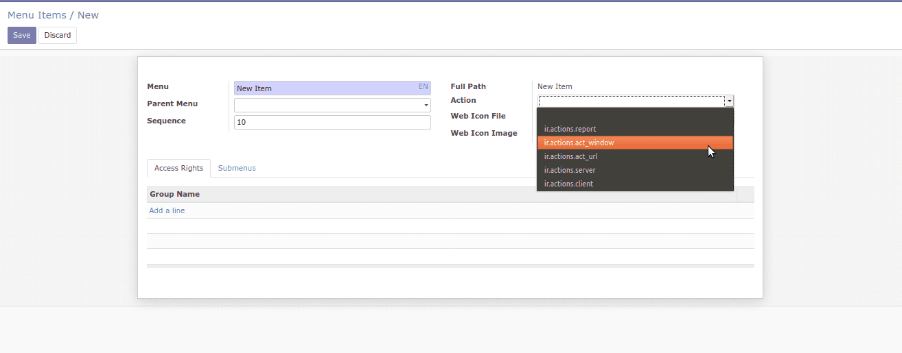Reference Fields in Odoo