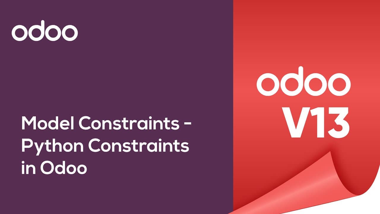 Model Constraints Python Constraints in Odoo Odoo Tutorials
