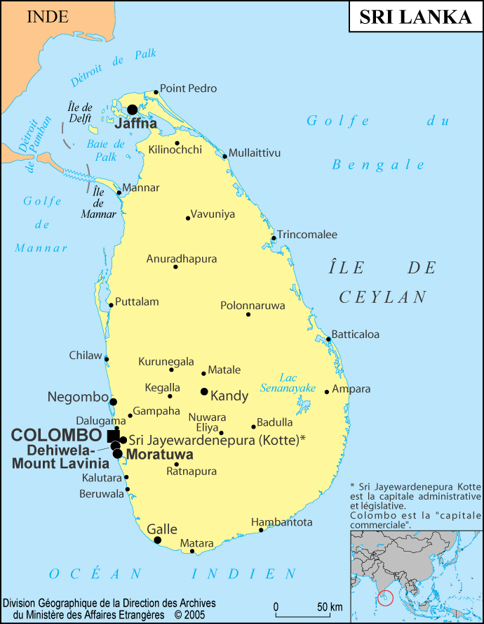 Les Problèmes Liés À La Carte Sri Lanka Pdf Carte du Sri Lanka