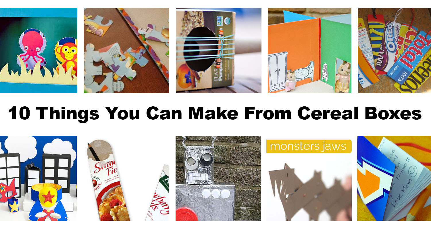 10 Things You Can Make From Empty Cereal Boxes Imagine Forest