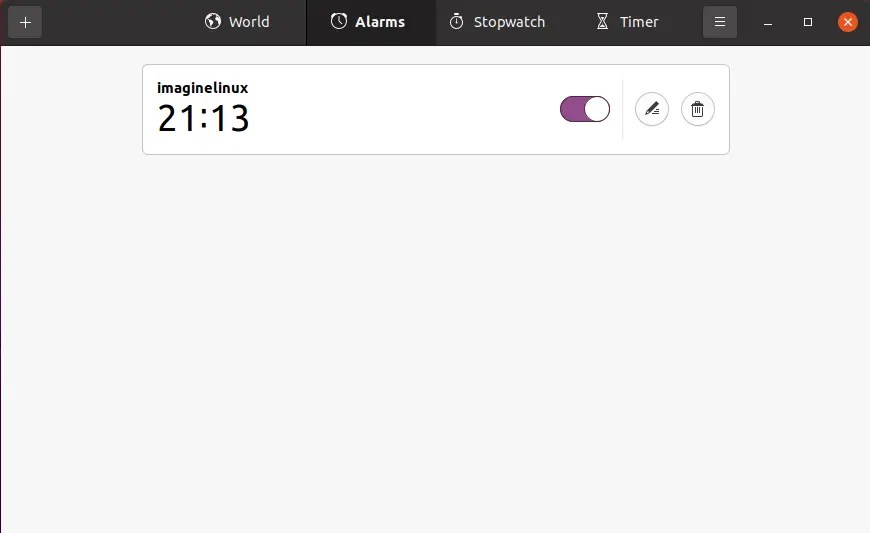 How to Set Timers, Alarms, and Stop Watches in Ubuntu ImagineLinux