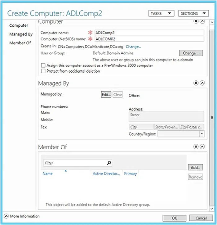 Computer Objects in Active Directory Security Groups Imanami