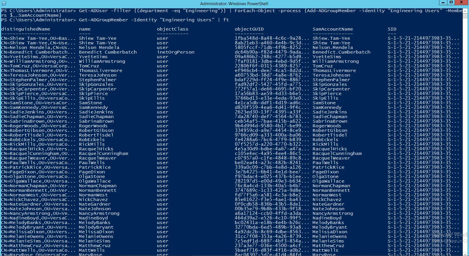 Add Users to AD Groups via ADDADGroupMember Cmdlet