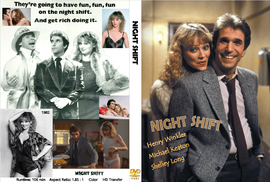 NIGHT SHIFT (1982) Henry Winkler Shelley Long Michael Keaton