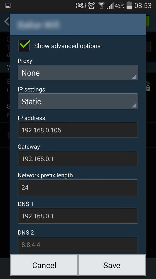 Changing DNS Server In Android ImbaLife