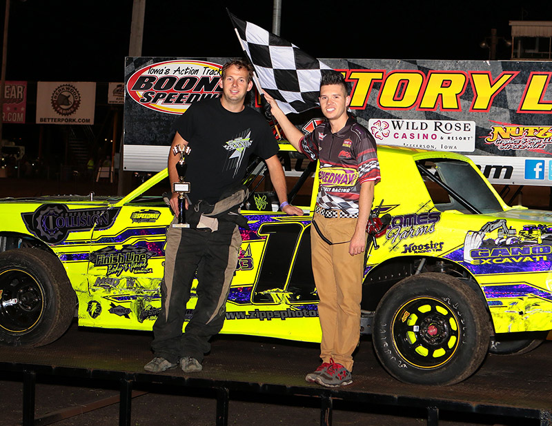 Pruitt paces IMCA Stock Cars at Boone IMCA International Motor