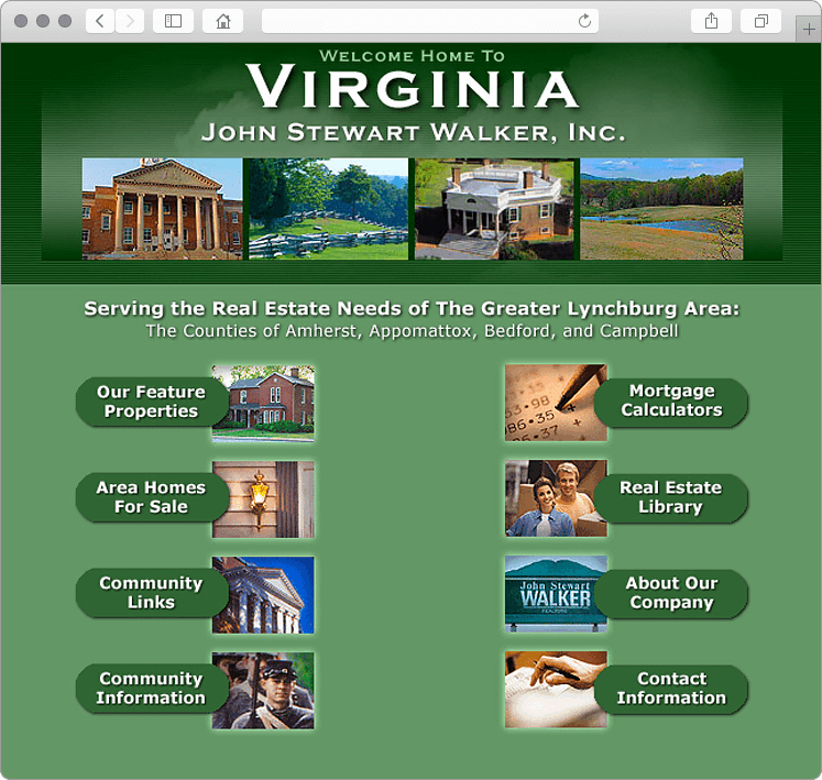 Virginia Real Estate Company site