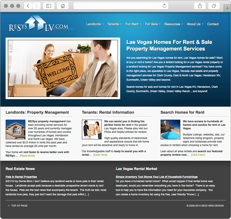 Las Vegas Property Management Company site