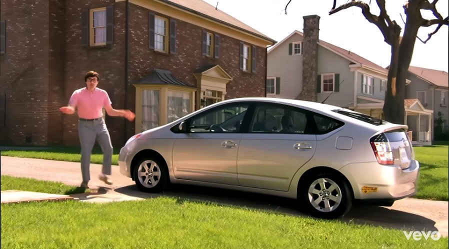 2004 Toyota Prius II [NHW20] in "'Weird Al' Yankovic White