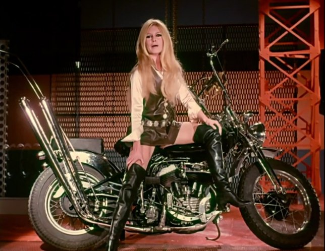 HarleyDavidson WLA in "Brigitte Bardot Harley Davidson, 1967"