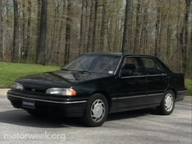IMCDb.org: 1992 Hyundai Sonata V6 GLS [Y2] in "Motorweek, 1981-2024"